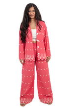 Load image into Gallery viewer, Pink Emroidered Blazer Set
