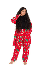 Load image into Gallery viewer, Red Christmas Tree Pajama Set (Bottom &amp; Shirt)
