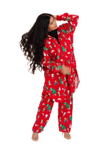 Load image into Gallery viewer, Red Christmas Tree Pajama Set (Bottom &amp; Shirt)
