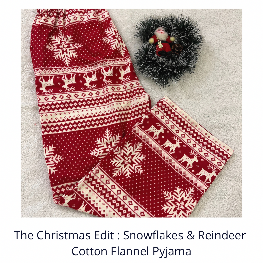 The Christmas Edit - Snowflakes and Reindeer Pyjama